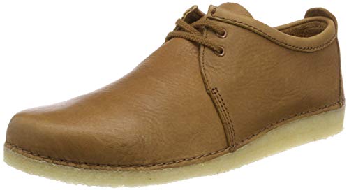 Clarks Originals Ashton Scarpe stringate derby Uomo, Beige (Cola Leather Cola Leather), 45 EU (10.5 UK)
