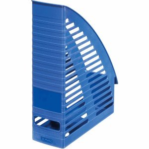 Preisvergleich Produktbild 4 x Herlitz Stehsammler A4-C4 gerundet blau