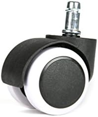 CasaBasics Soft Replacement Caster Wheels for Office Chair - Suiteable for Timber Floor, Set of 5 castors