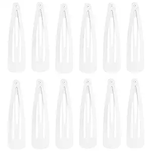 Myynti Metal Hair Clips Tic Tac Hair Pins Hair Accessories Hair Styling Tools Hair Clips for Women and Girls Multipurpose White_Color