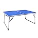 Produktbild Yoport Bett Tablett, Faltbare Laptop Schreibtisch Tisch Tray, Portable Camping Tisch, Frühstück Tablett mit Beinen, 23,2 "x 16,1" (blau)