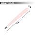 Precision Eyebrow Tweezers Stainless Steel Professional Tweezers Angled Slant Tip Makeup Masters - Pink