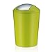 Produktbild Kosmetik Schwingdeckeleimer grün Design ABUNDIUS 5 Liter Mülleimer Abfalleimer