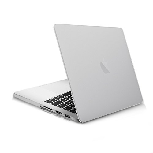 kwmobile Hardcase Laptop Hülle für Apple MacBook Pro Retina 13″ (ab Ende 2012) – Matt Transparent dünne gummierte Schutzhülle Cover Case Tasche - 5