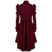 Produktbild Ghemdilmn Damen Mode 2019 Gotische Kleidung Damen Vintage Steampunk Schwalbenschwanz Langen Grabenmantel Mantel Edler Steampunk Gothic Uniform Kostüm Party Outwear Kleid
