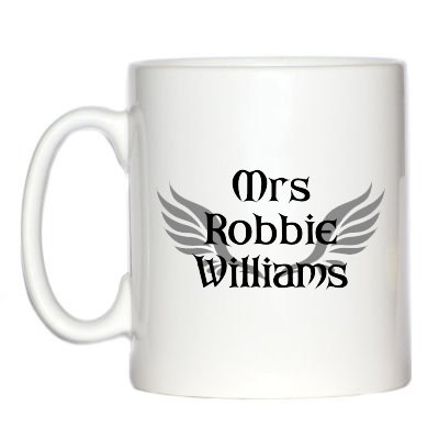 Geschenkset Mrs Robbie Williams Mauspad und Tasse - 2