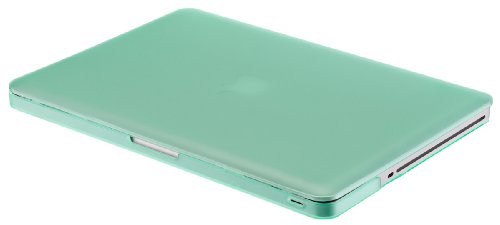 Kuzy 15-inch GREEN Rubberized Hard Case Cover for Apple MacBook Pro 15 4  Model  A1286 Glossy Display - Green