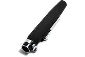 DOCK66 MOTORCYCLE PARTS Silencieux Custom Straight Noir mat