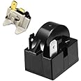 M&M HARIS Compressor Relay (2 Pin) + Overload Protector Suitable for Single Door & Double Door Refrigerators. (100 Ltr to 350 Ltr)