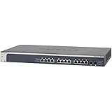 Netgear XS712T-200NES Smart Managed Pro Switch (10-Gigabit Ethernet) schwarz/grau