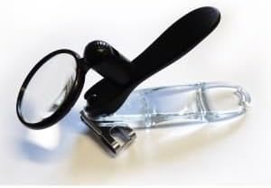 Hestec Nail Clippers + Loupe Pocket