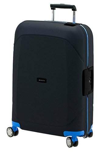 Preisvergleich Produktbild Davidts Koffer L 67x46x26cm Schwarz - Blau TSA Schloss 267 197 Bowatex