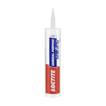 LOCTITE General Purpose GP, 295ml (Single Pack), Caulking Silicone Adhesive Sealant Cartridge for Indoor and Outdoor Use (Transparent)