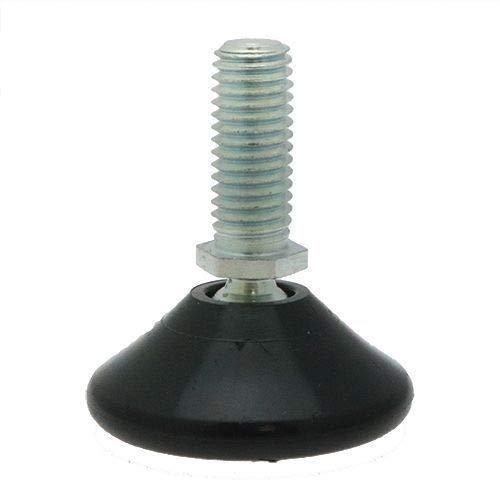 Vital Parts - Confezione di 10 piedini regolabili M8, 25 mm, inclinazione regolabile