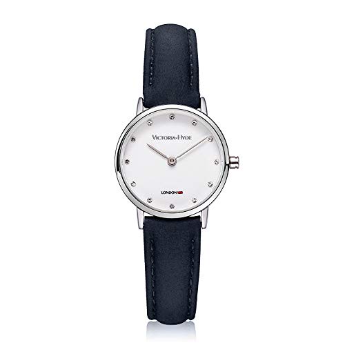 VICTORIA HYDE Mode Elegante Petit Cadran Femme Montres Quartz Japonais Montre Bracelet Cuir