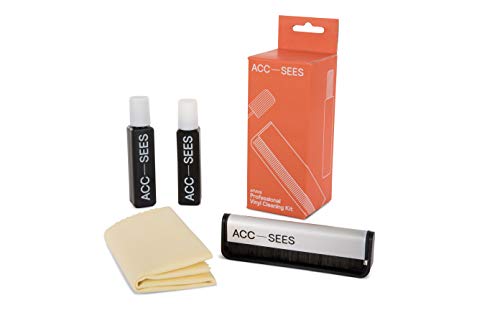 Acc-Sees Pro Vinyl Professional Record Cleaning Kit - Anti-Static - includes everything you need to keep your vinyl collection in pristine condition