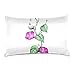 Produktbild WYYWCY Blue Morning Glory Kissenbezug Gedruckt Standardgröße 50x70 cm (20"x 30") Kissenschoner Wendbare Kissenbezüge aus Baumwolle Dekorativ