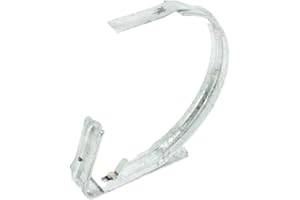 FCALVY Crochet NEGRAFIX pour gouttière zinc 1/2 ronde de 33 bac acier