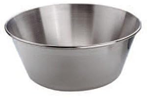 MALLARD FERRIÈRE Cuisine et Talents - Bassine Inox Bord Roule - Diam 18Cm Ht 9Cm Capacite 1.5L