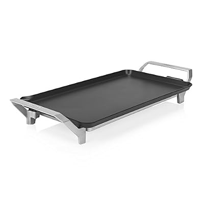 Princess 01.103110.01.001 Plancha Chef Premium XL Surface de Cuisson Thermostat Réglable, Gris