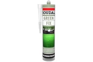 EFFEDIELLE Soudal Adhésif spécial pour le gazon artificiel, colle mastic soudal Green Fix 290 ml. Adhésif puissant de qualité supérieure et très résistant.