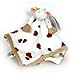 Teddykompaniet Soft Cuddle Blanket /Comfort Blanket - Cow