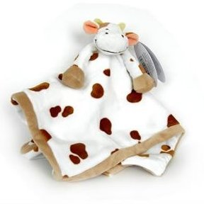 Teddykompaniet Soft Cuddle Blanket /Comfort Blanket - Cow