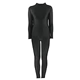 Material: Spandex / Elastano Fenteer 1x Traje de Adulto Cuerpo Duradero Cómodo Ropa Spandex Elastano Flexible Mujer Chica Baile Danza Bailarina - Negro S, como se Describe