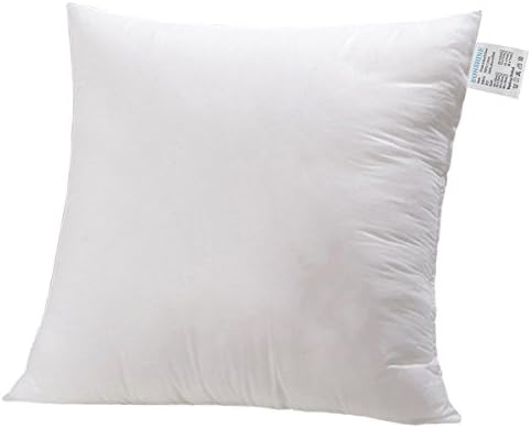 EONSHINE Overfilled Fluffly Polyester Square Pillow Form Insert Hypo-allergenic Sham Stuffer for Bed Sofa Couch