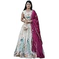 KrishuEthnics Designer Bridal Lehenga Choli Set with Embroidered Border, Traditional PartyWear Collection