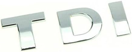 TDI Turbo Chrome Boot Badge Emblem Sticker