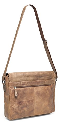 Packenger Vethorn Messenger Bag Umhängetasche oder Notebooktasche mit Notebook-Fach bis 15“ in verschiedenen Farben - 5