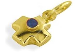 VIENNAGOLD Kleiner Kreuz Anhänger echt 14K Gold 585