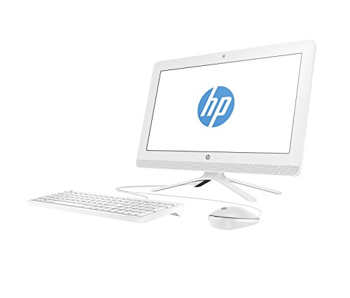 ‚HP 20-c012ns 19.5 All in One Desktop-PC (Intel Celeron J3060, 4 GB RAM, 1 TB HDD, Intel HD, ohne Zwei) weiß Schnee – Spanische Tastatur QWERTY - 2