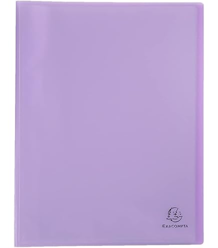 Exacompta Chromaline - 50 Chemises à 3 Rabats Polypro - A4 - Incolore