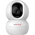 CP PLUS 2MP Full HD Wi-fi CCTV Camera | 360°View PT Camera | Motion Tracking | Cloud Monitoring | 2-Way Talk, Night Vision| Support SD Card (Up to 256 GB) | Privacy Mode - CP-E28A