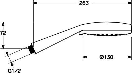 Hansa viva Handbrause, 44340100 - 2