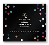 RYV Prep and Shine Wipes - Used for Sticky Residue Remover and Nail Cleanser for UV LED Gel Polish and Shellac Nails