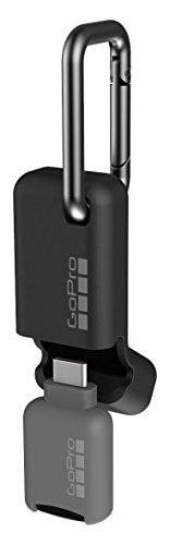Preisvergleich Produktbild GoPro-Quik-Key-Schlüsselanhänger, Kartenleser für MicroSD - Schwarz