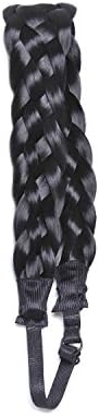 MeiruiHair Hair Braids Chuncky Braided Headband Hair Accessories Nine Colors