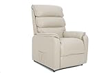 The Barclay Riser Recliner Chair in Faux Leather (PU). Single Motor, easy-clean lift and tilt rise chair. Two colours available - brown and mink (Mink)