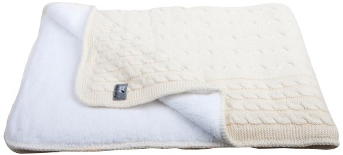 Imagen 1 de Baby's Only - Edredón para bebé (interior de forro polar, exterior de punto, 95 x 70 cm) crudo