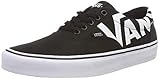 Flexible Laufsohle Vans Herren Doheny Big Logo Sneakers, Schwarz Black/White Ryh, 44 EU
