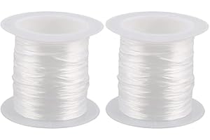 Generic Handicraft Emporium White Flat Elastic String (2 Reels)
