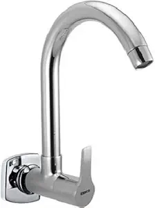 ESSCO JAQUAR Wall Mounted Installation Model Brass Group Sink Cock with Swinging Spout with Wall Flange Mixer Faucet