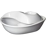 Pioneer Pet Regentropfen Keramik Trinkbrunnen für Haustiere, Weiß