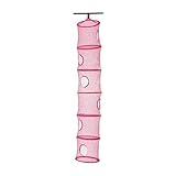 IKEA PS FANGST Hängeaufbewahrung mit 6 Fächern in rosa