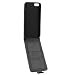 Produktbild Nevox Relino Flip Tasche Schwarz-Grau für Apple iPhone 5/5S