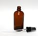 Bee Beautiful 50ml Amber Glass Bottle with 18mm Black Atomiser Mist Spray (1 X 50ml Bottle)