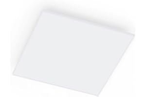 Klarstein Wondersky - Pannello riscaldante a infrarossi con timer settimanale, stufa a soffitto con termostato, illuminazione, potenza riscaldante di 350 W, 60 x 6,5 x 60 cm (LxAxP), bianco fumo